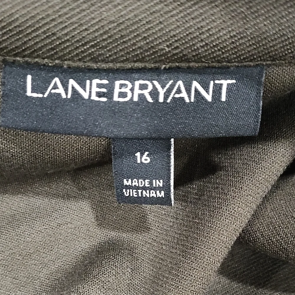 Lane Bryant Olive Blazer with Button Detail - Picture 11 of 11